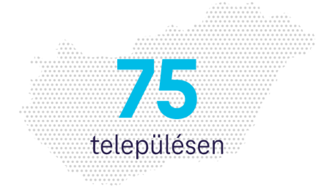 75 településen