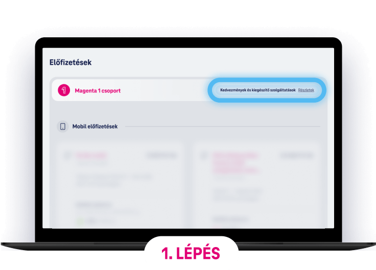 Első lépés a regisztrációhoz: Telekom fiók bejelentkezési oldal, szolgáltatások áttekintésével.