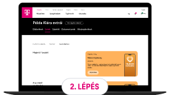 Telekom Egészség kiegészítő szolgáltatás kiválasztása a részletek megtekintéséhez.